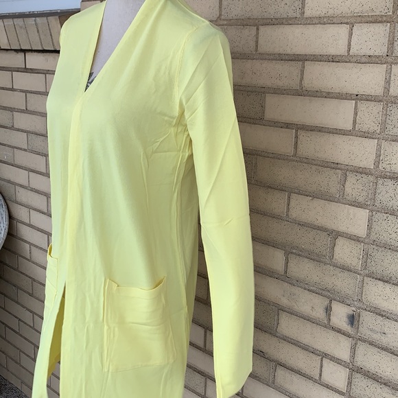 ❌DONATED❌Banana Yellow Soft Lightweight Knit Open Style Cardigan - Picture 8 of 13